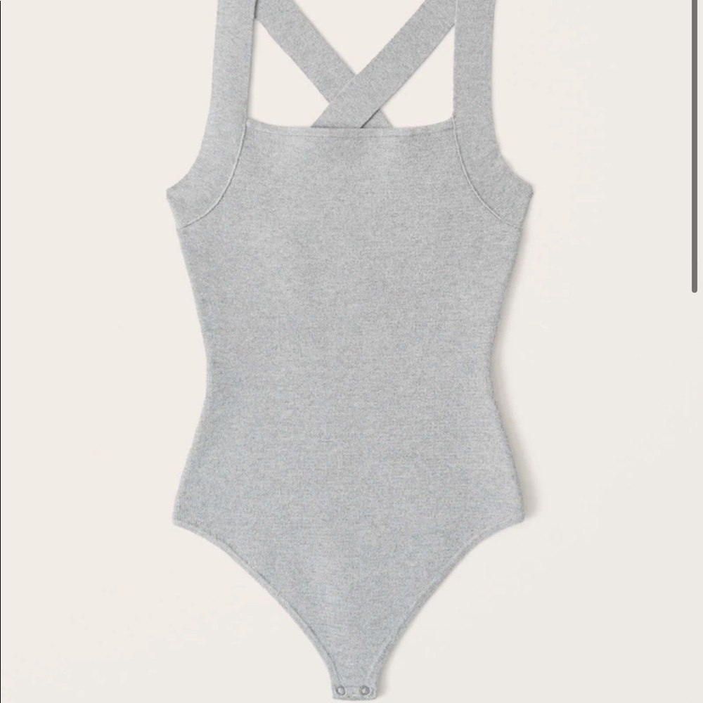 Abercrombie cross back sweater bodysuit